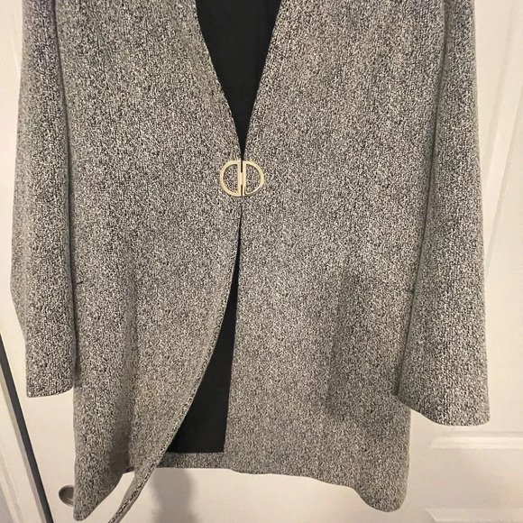 NWT Point Collar DKNY D-Ring Topper Jacket Blazer Size 18 - Picture 3 of 6